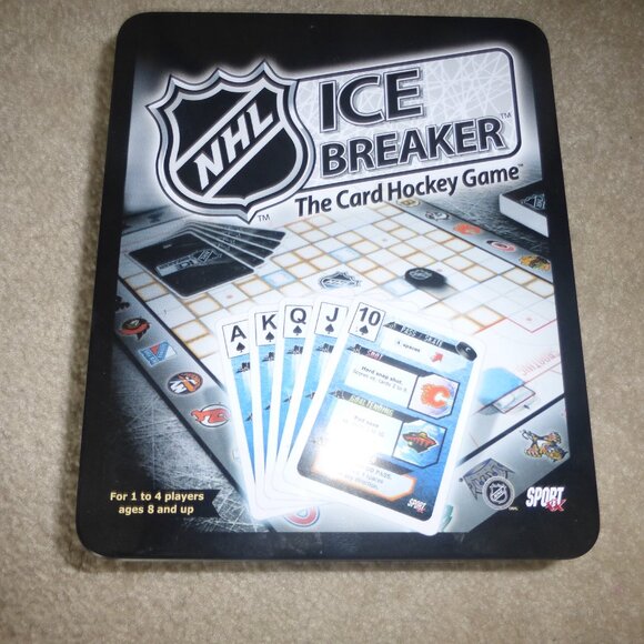 NHL Ice Breaker simulation board game and card playing game - ages 8 and up - Picture 1 of 4